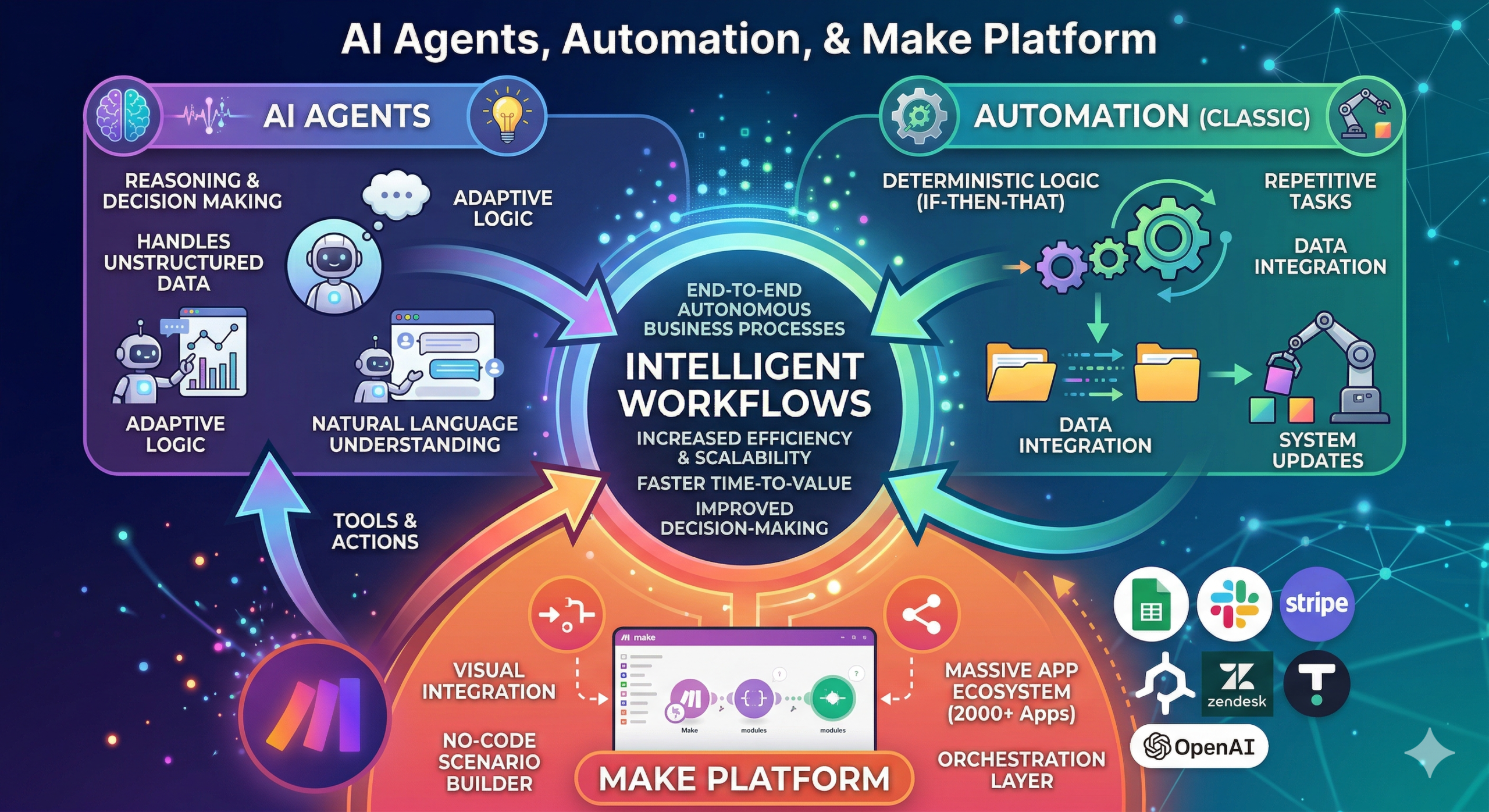 AI Agents, Automation & Make Platform